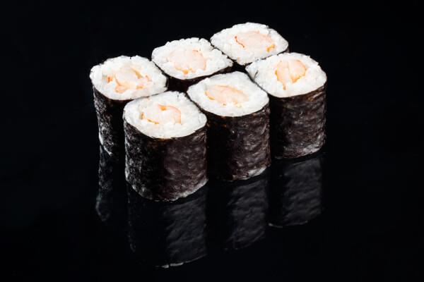 Классический ролл с креветкой