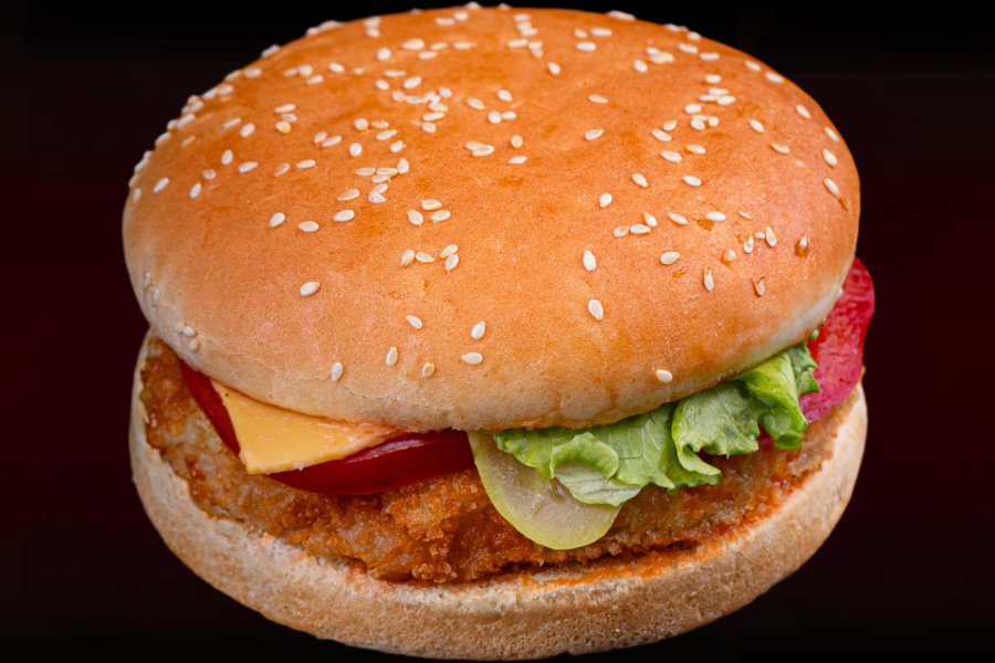 Гамбургер с курицей